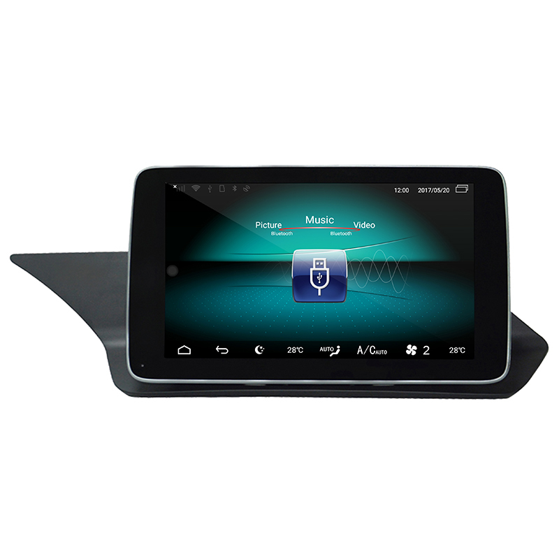 Anti-glare HD android 9.0 car gps car multimedia 9 inch Benz E NTG 5.0 with wifi BT 4G carplay android auto