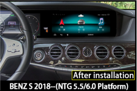 Mercedes Benz C/E/S/GLC Android interface